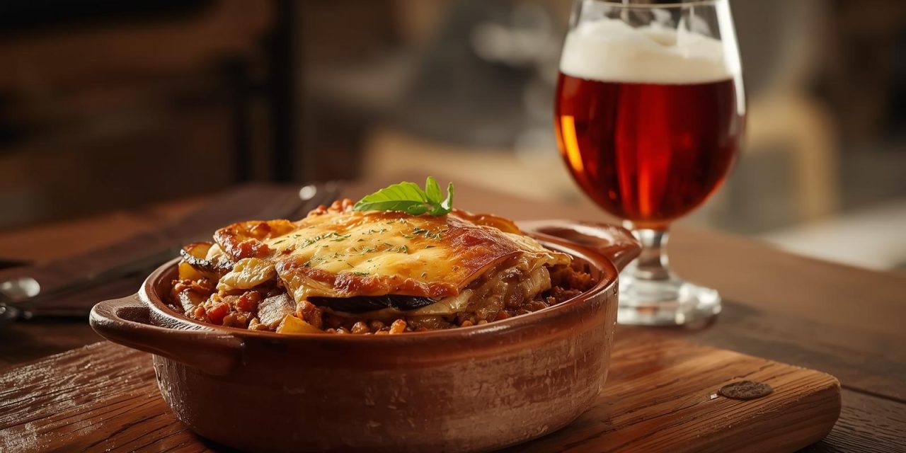 Μουσακάς & Μπύρα: δύσκολο pairing